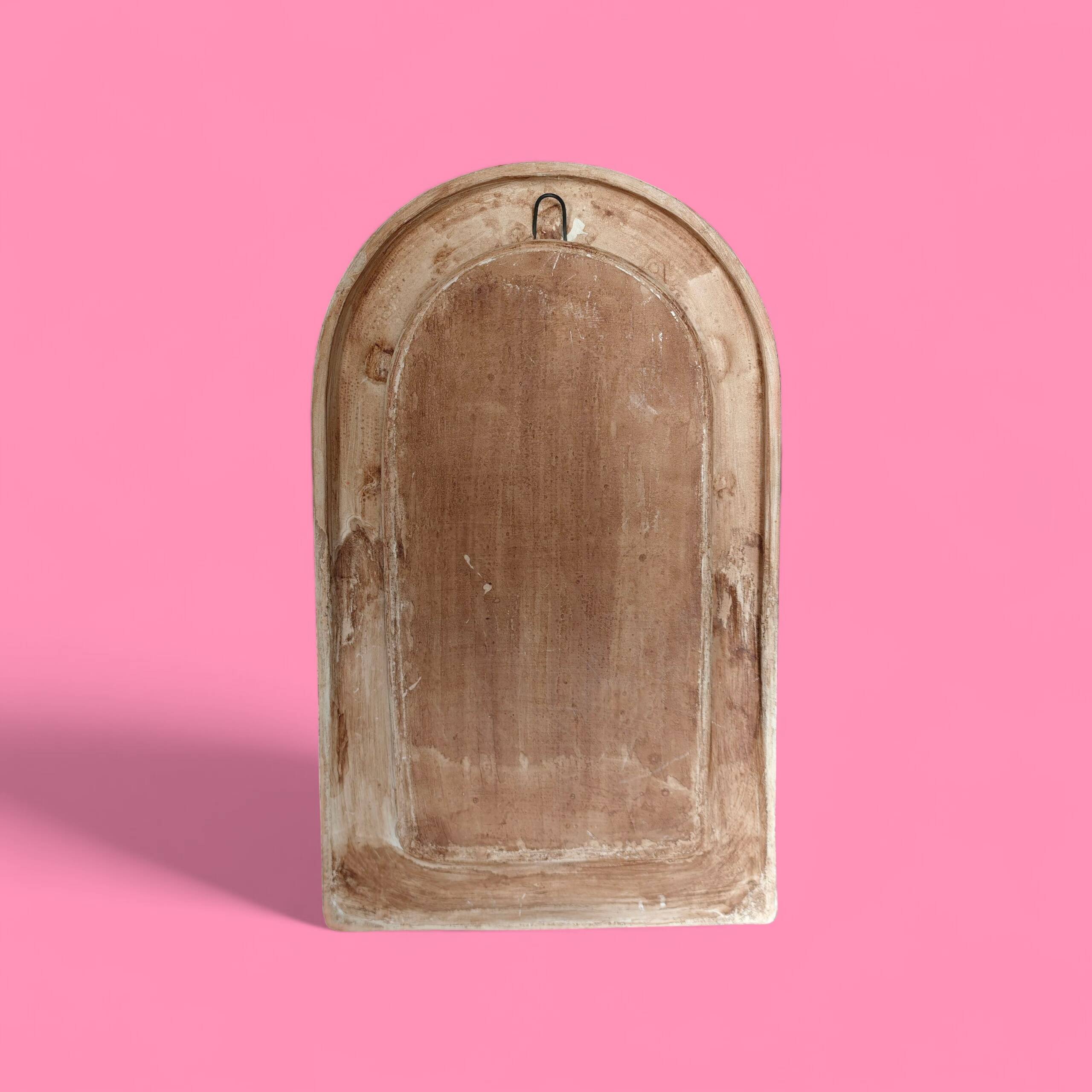 Très grand miroir en céramique de François Lembo, Vallauris