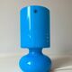 Pair of IKEA Lykta lamps in turquoise opaline