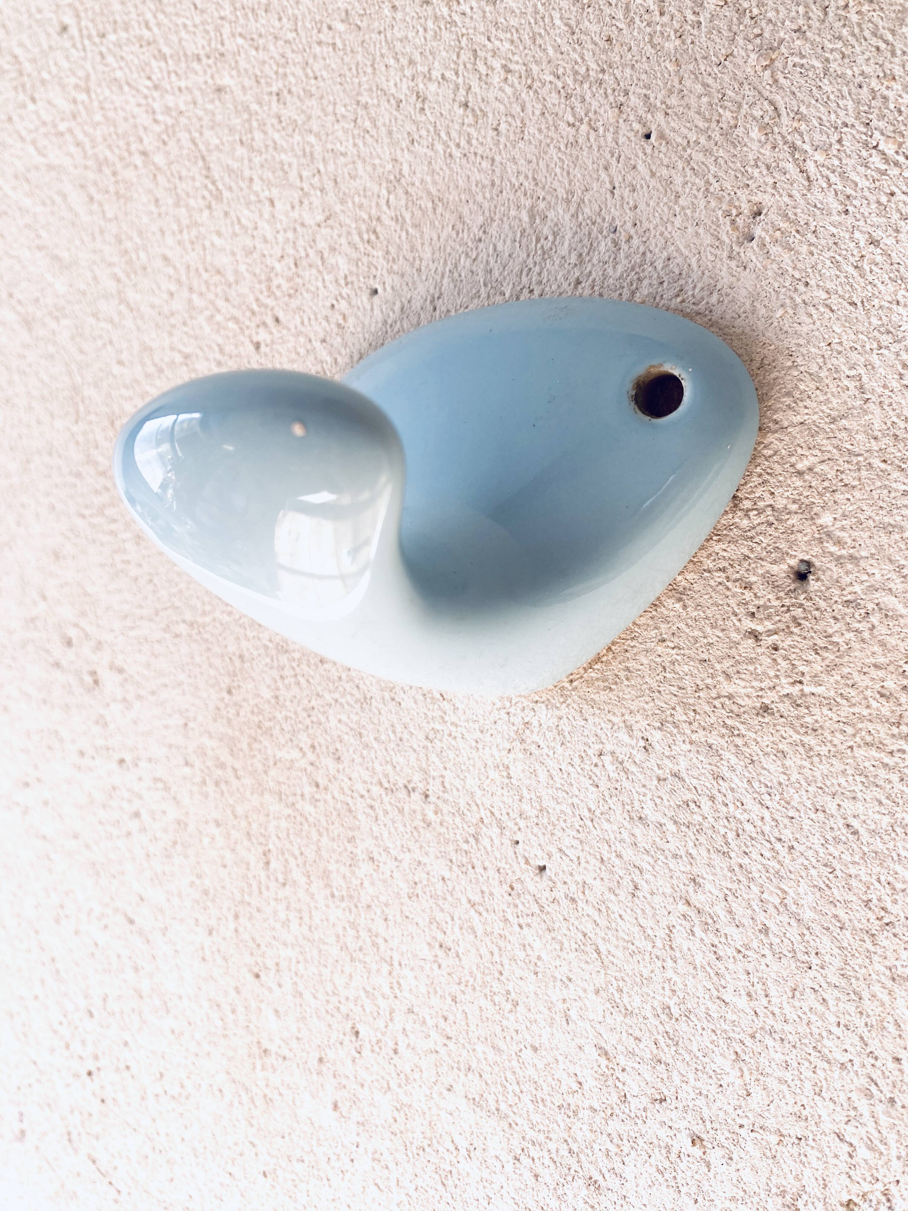 Duo porcelain coat hooks