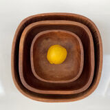 3 nesting teak salad bowls - Vintage - Scandinavian craftsmanship