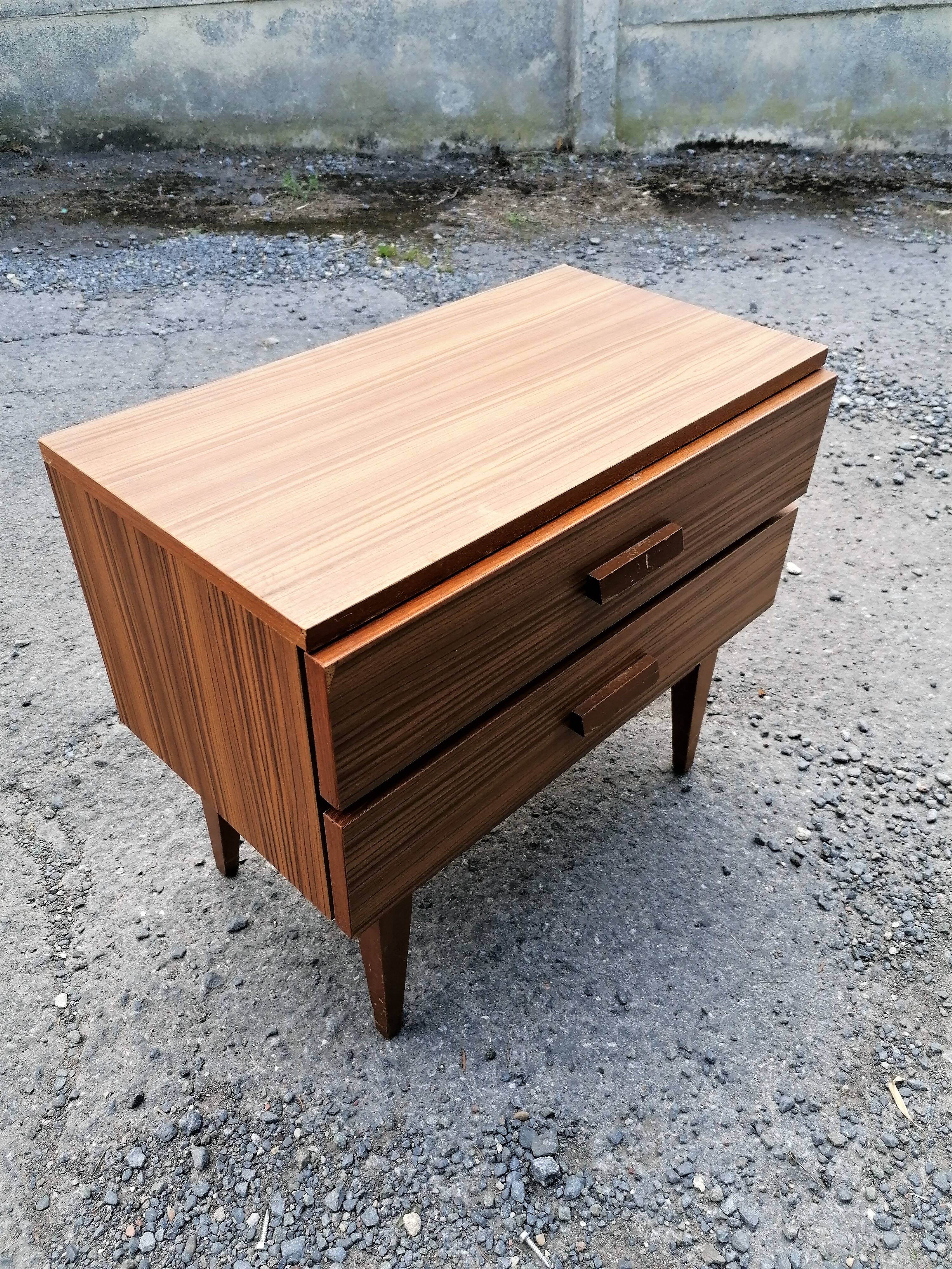 Bedside table scandinavian vintage design