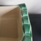 Earthenware terrine-shaped asparagus dish