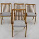 1960s beech dining chairs Czechoslovakia