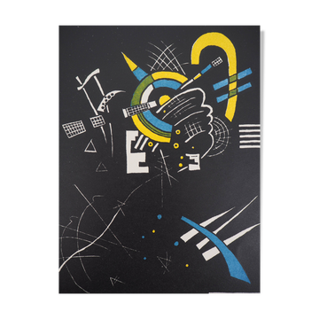 Wassily kandinsky: small worlds - signed lithograph
