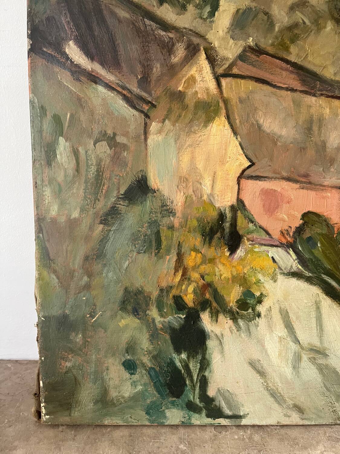 Spring on the Farm, signed E. Soutrenoy, 1949