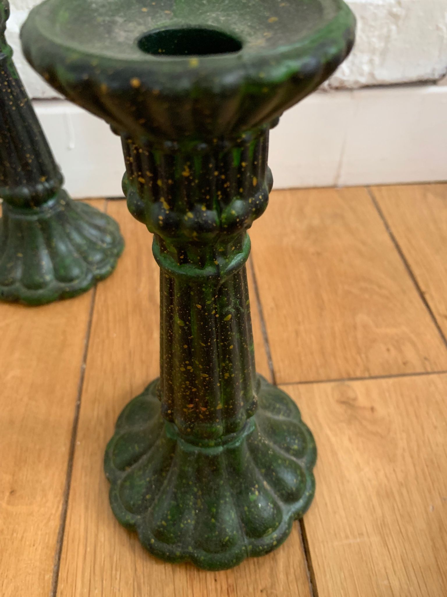 Bougeoir en verre