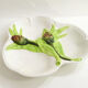 Dish dabbling artichokes