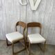Set of 4 Baumann sled chairs