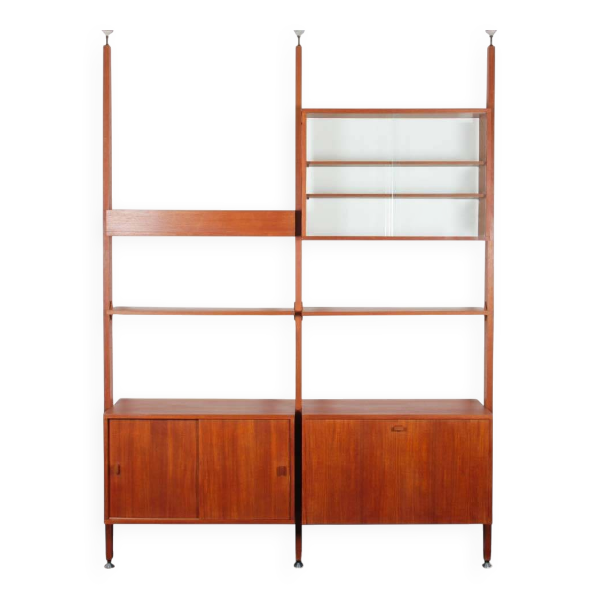 Vintage 1960s wooden wall unit