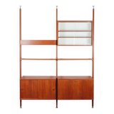 Vintage 1960s wooden wall unit
