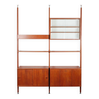 Vintage 1960s wooden wall unit