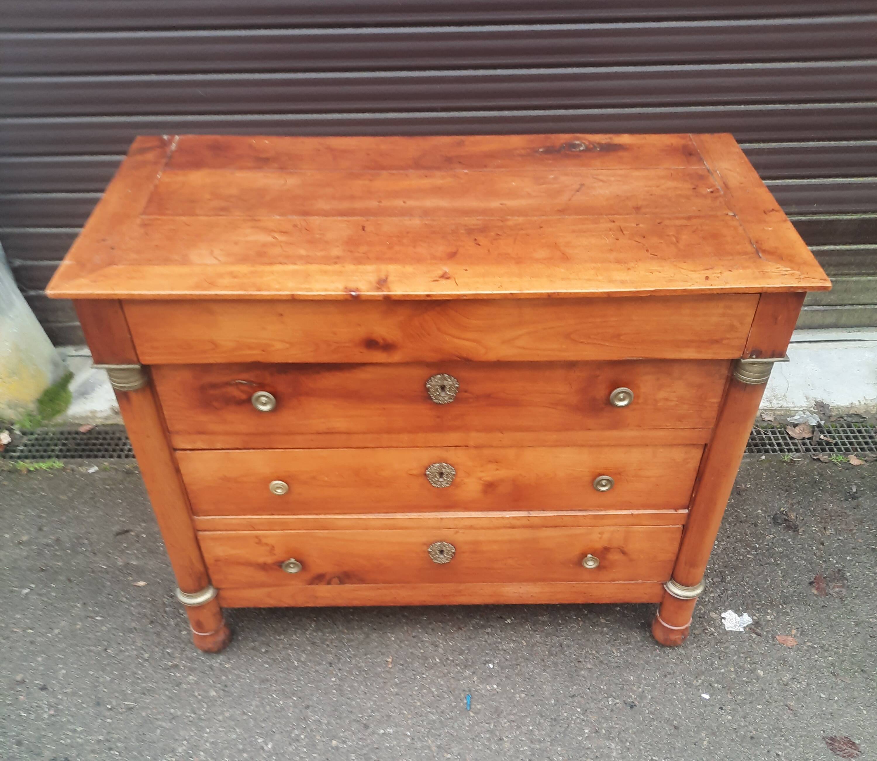 Imposing empire chest of drawers
