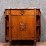 In the style of Dufresne: Art Nouveau period oak sideboard