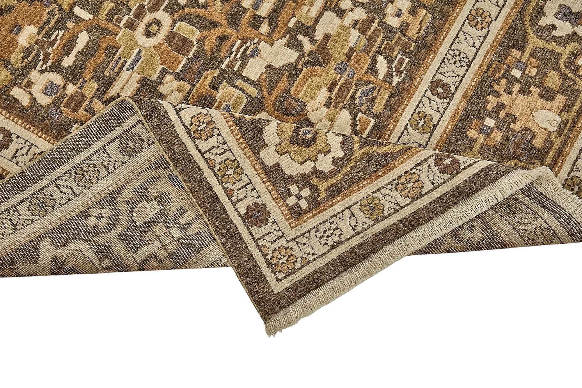 Turkish Handcrafted Loom Oushak Rug 204 cm x 304 cm