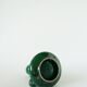 ceramic candle holder, Green & Gold, 1960