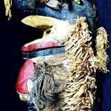 Masque Guéré Polychrome - Côte d'Ivoire - Certif d'authenticité - Coll Privé