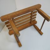 wooden foot rest, 50s