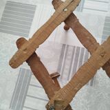 Porte manteau ancien en bambou vintage