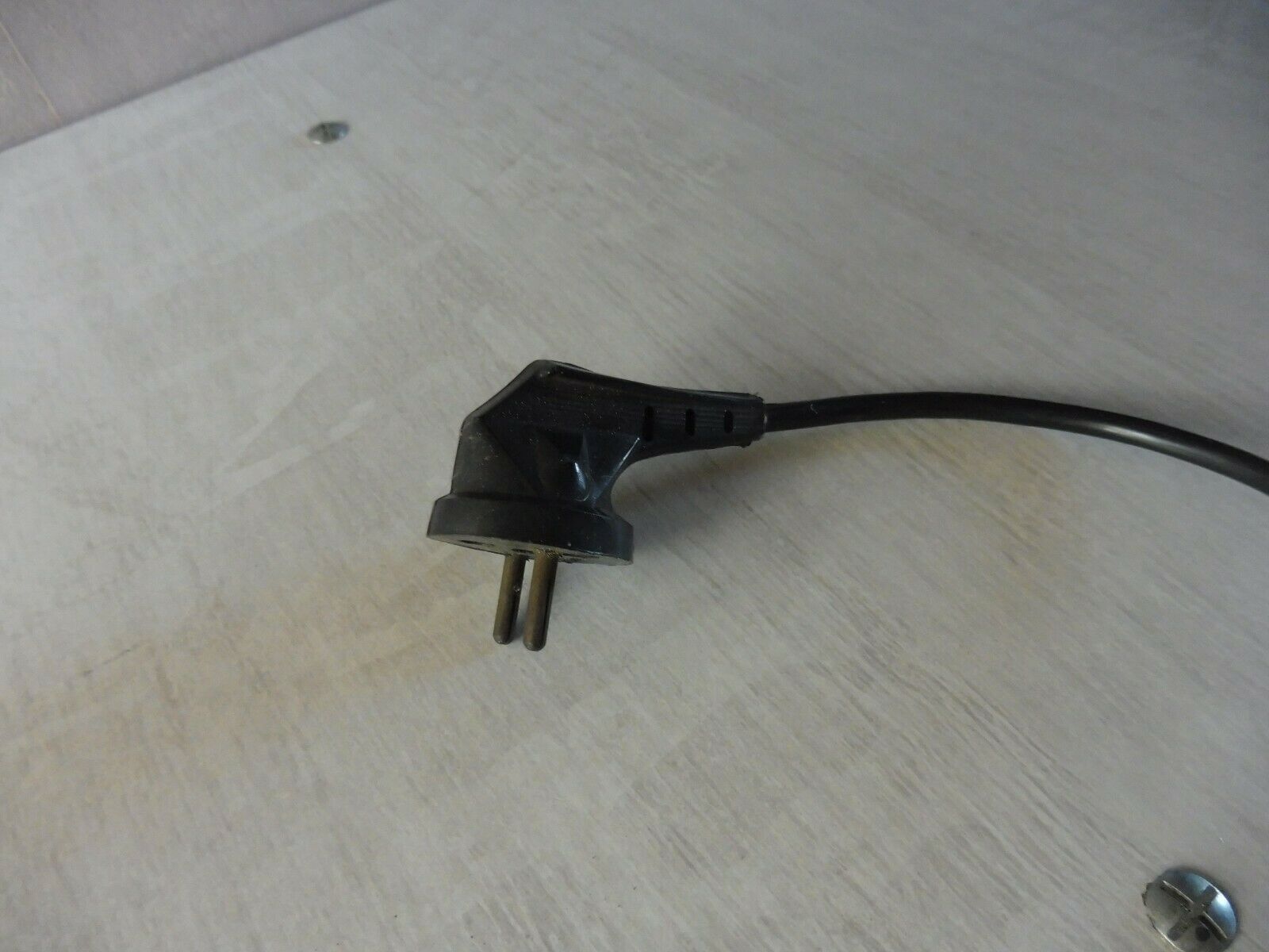 Plate table lamp, wooden, art deco