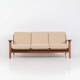 GE-290 3-seater sofa in oak by Hans J. Wegner for Getama