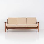 GE-290 3-seater sofa in oak by Hans J. Wegner for Getama