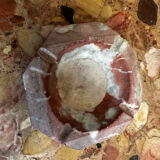 Ashtray / Art Deco double marble catchall