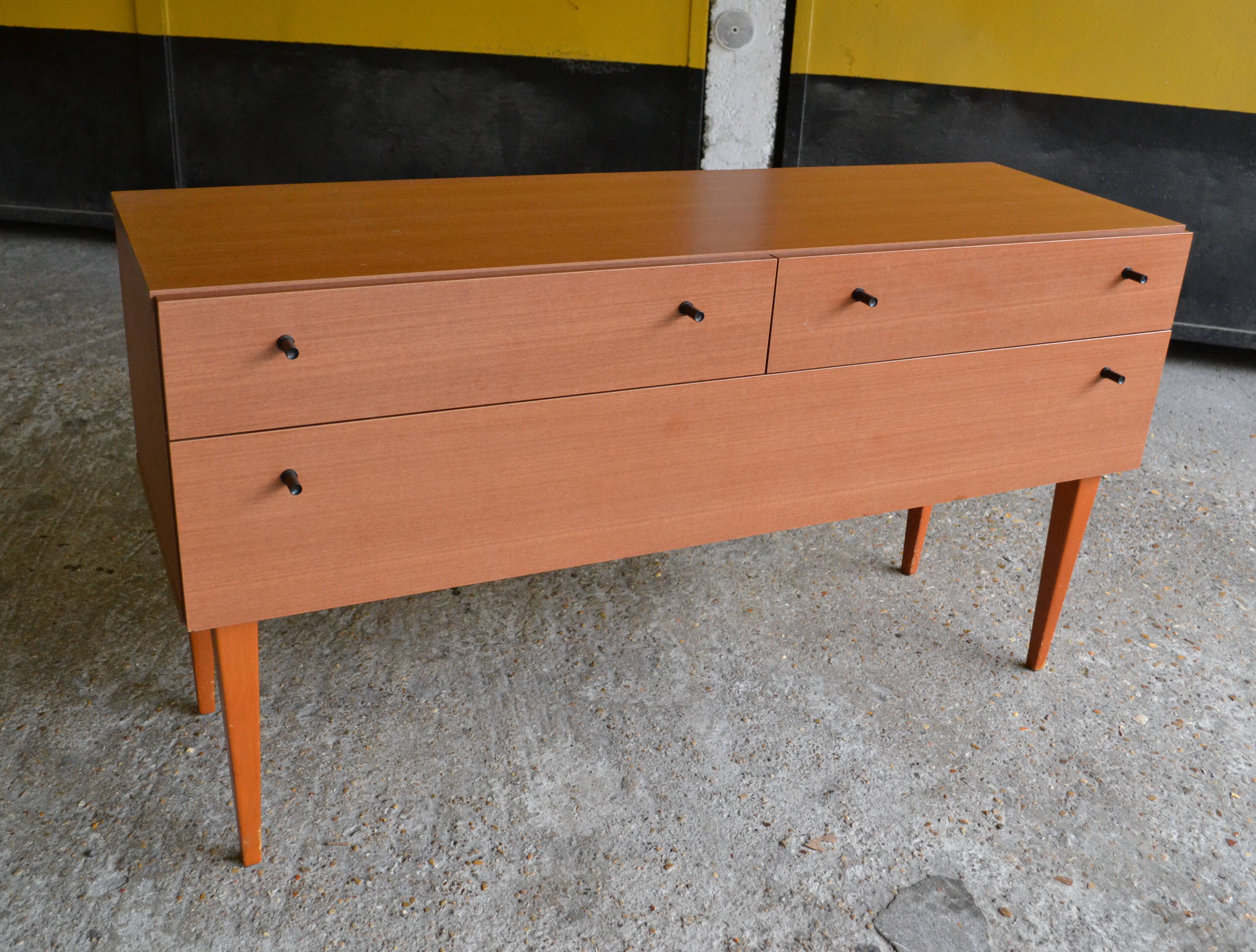 Formica beech sideboard from the 70s