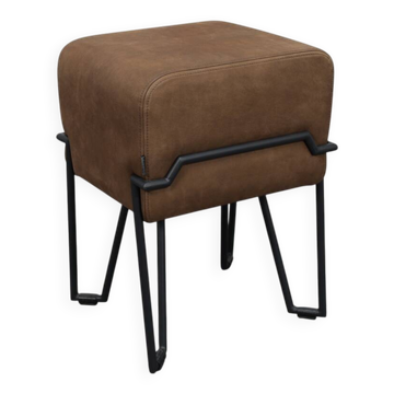 Tabouret bas Bokk en cuir par Ka-Lai Chan pour Puik Design