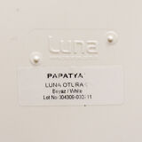 Chair from Papatya in white and red plastic
