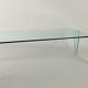 Glass coffee table around 1980