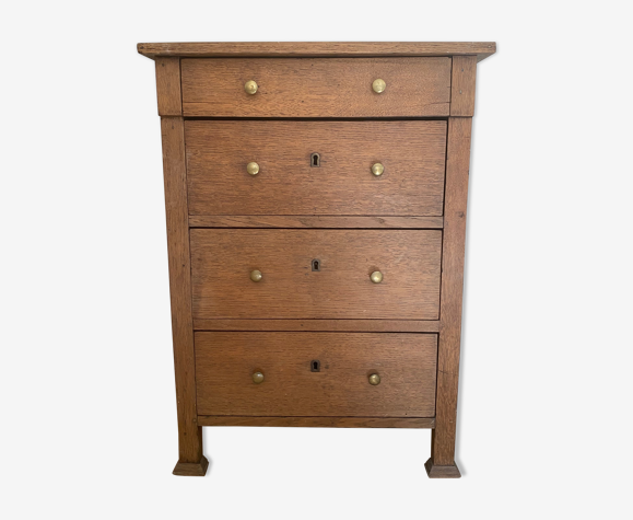 Meuble vintage en bois naturel