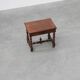 French Louis XIII Walnut Side Table with Drawer and Turned Legs, circa 1850
