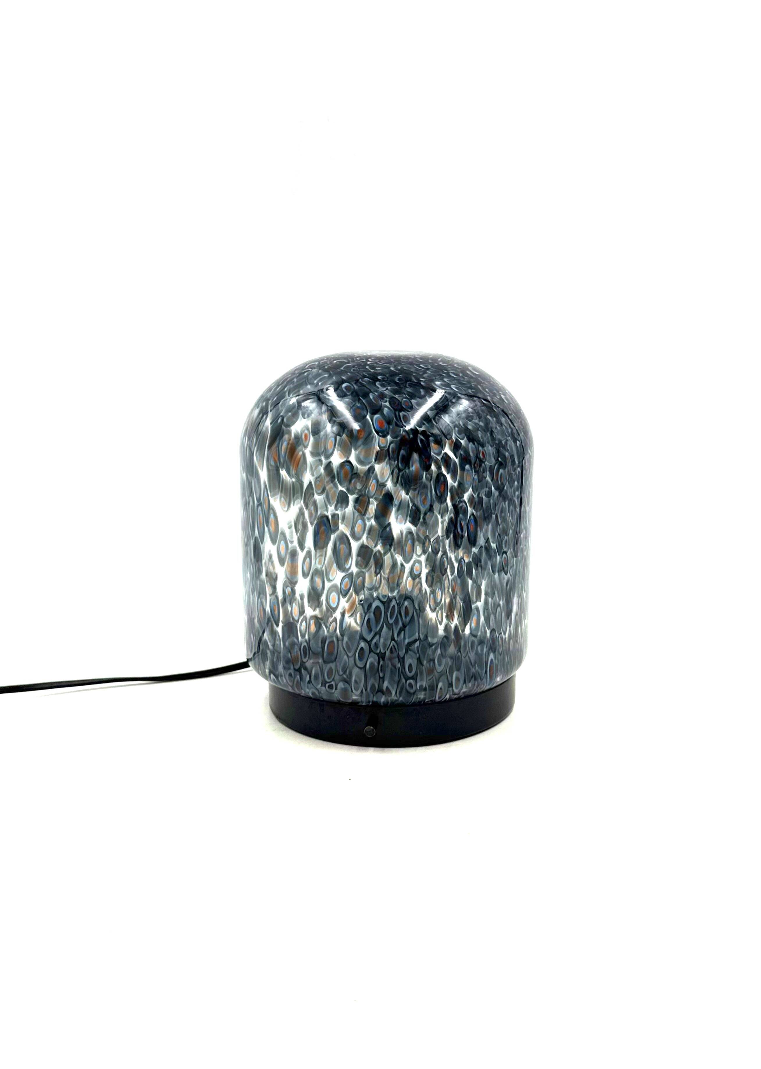 Gae Aulenti, 'Neverrino' murrine-blown glass table lamp , Vetreria Vistosi