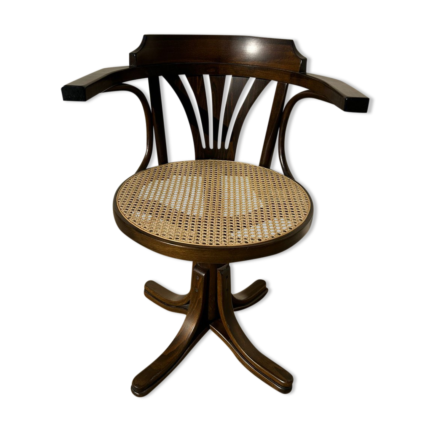 Swivel vintage armchair