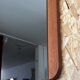 60s 70s teak mirror