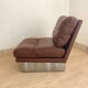 Vintage leather armchair Jacques Charpentier