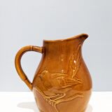 Handmade pitcher in vintage ceramic St Clement. Numbered. In perfect condition.