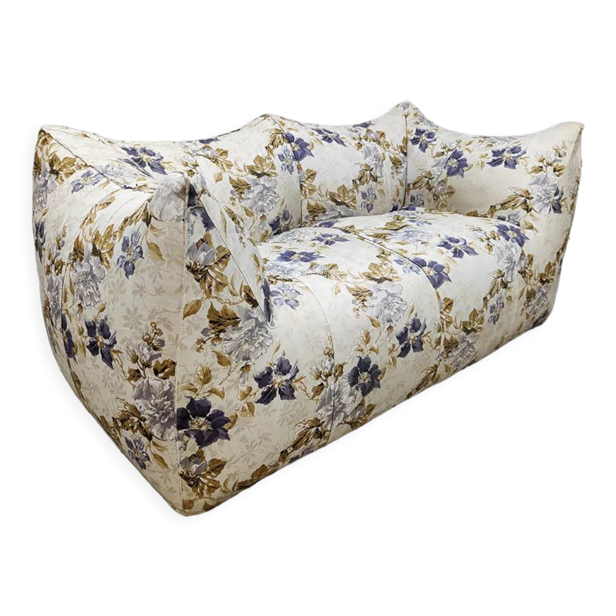 Vintage 'Le Bambole' sofa Mario Bellini B&B Italia 'Flowers'