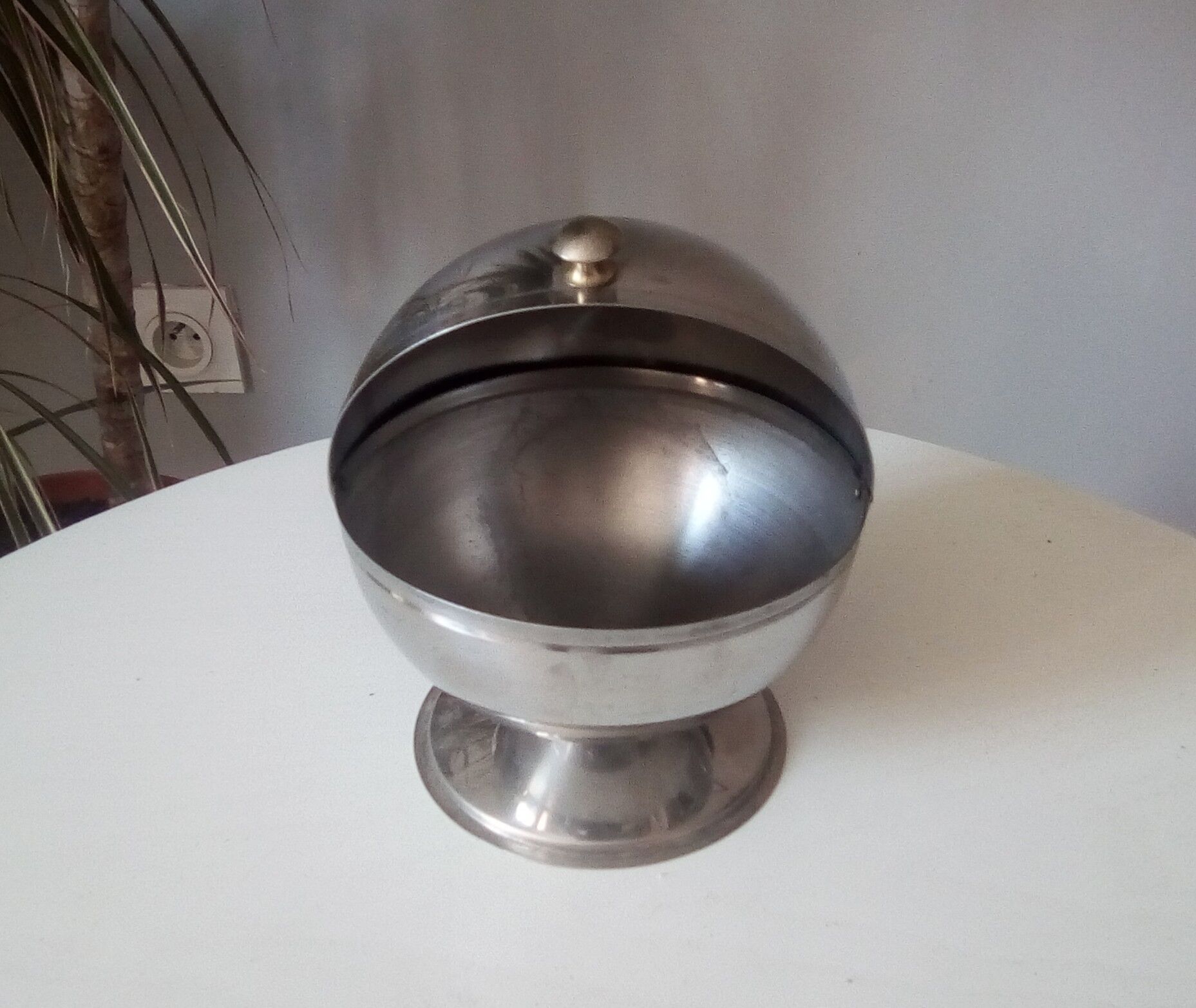 Vintage ball sugar bowl
