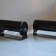 Pair of vintage Ikea 1980s Typ V 413 black wall lamps