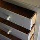 Chest of drawers small format light blue years 50-vintage chest-child storage