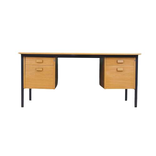 Ash desk, Danish design, 1980s, production: Labofa Møbler