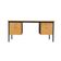 Ash desk, Danish design, 1980s, production: Labofa Møbler