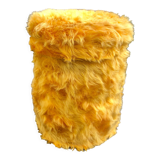 Vintage moumoute pouf