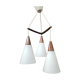 Hanging lamp in teak