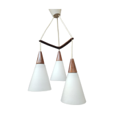 Hanging lamp in teak