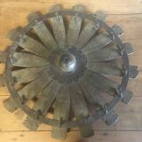 Roue porte clés ou autre en bois métal