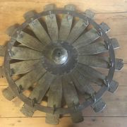 Roue porte clés ou autre en bois métal