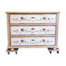 Pretty solid pine chest of drawers