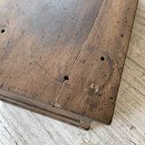 Central island trading counter in walnut